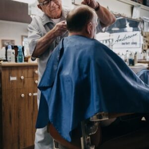 Barber Chair with Hydraulic Lift